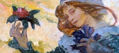Utan titel, c1880-1930 av Alphonse Mucha