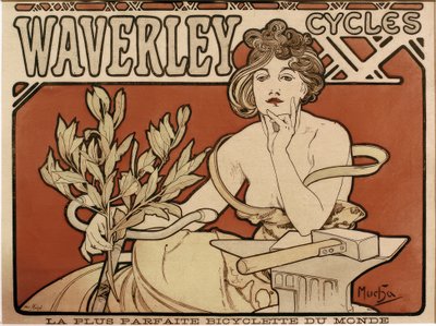 Waverley cyklar av Alphonse Mucha