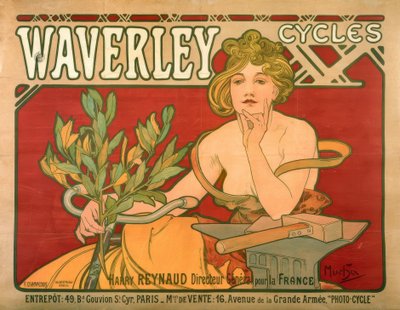Waverley cyklar av Alphonse Mucha