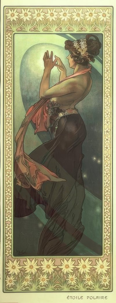 Polstjärnan av Alphonse Mucha