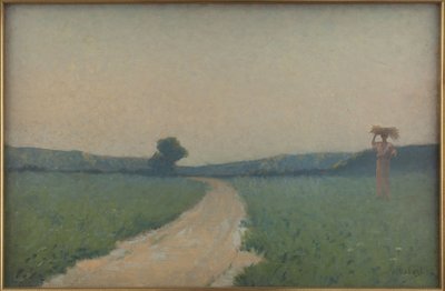 Fältvägen på morgonen av Alphonse Osbert