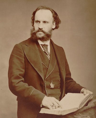 Porträtt av kompositören Charles Lenepveu 1840-1910, 1875. av Alphonse Terpereau