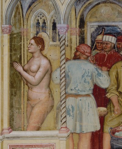 Santa Lucias martyrium (fresker) av Altichiero da Zevio