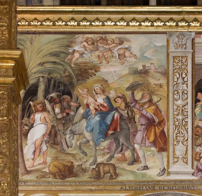 Presbytery, Seventh North Span, Flight to Egypt, Altobello Melon av Altobello Melone
