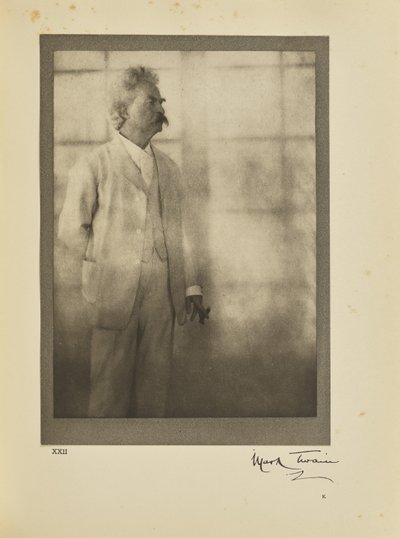 Mark Twain (Samuel Langhorne Clemens) av Alvin Langdon Coburn