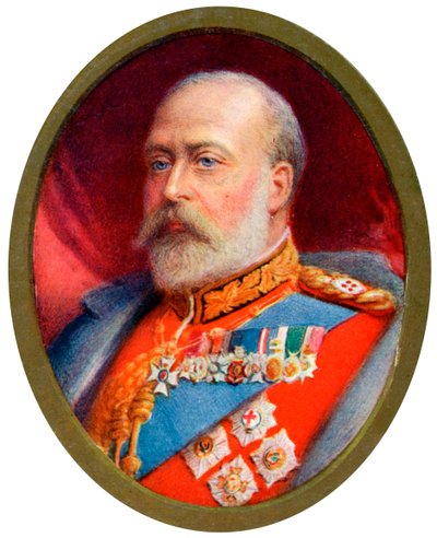 Kung Edward VII, 1910 av Alyn Williams