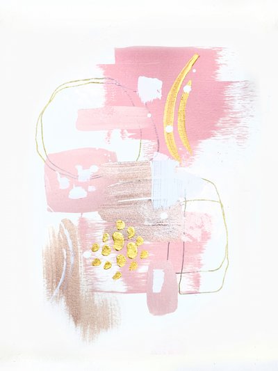 Blush Gold – Abstrakt av Alyson Storms