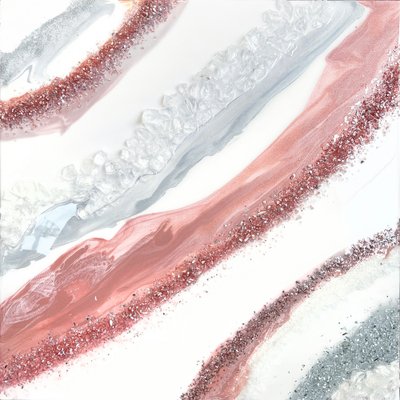 Roséguld Geode Flow av Alyson Storms