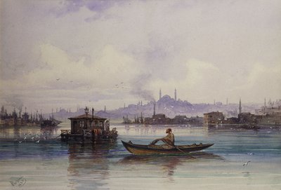 På Bosporen, 1865 av Amadeo Preziosi