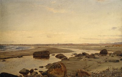 Kväll på Nærland av Amaldus Nielsen