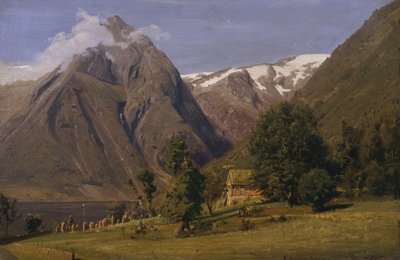 Sommardag, Balestrand av Amaldus Nielsen
