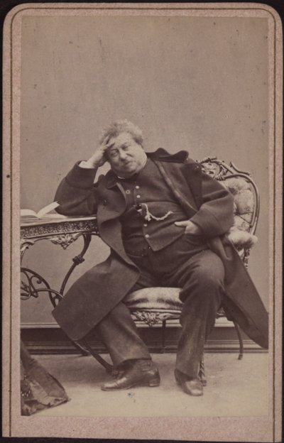 Författaren Alexandre Dumas far 1802-1870, ca 1868. av Amand Helm
