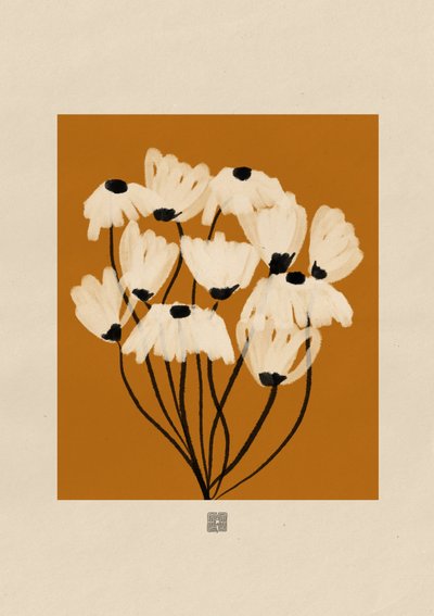 Vit blomsterbukett av Amaze Atelier