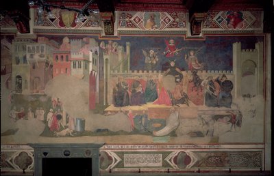 Allegory of Bad Government, 1388-40 (se även 136325) av Ambrogio Lorenzetti
