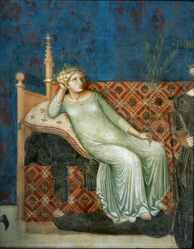Allegorin om en god regering ... (muralmålning) av Ambrogio Lorenzetti