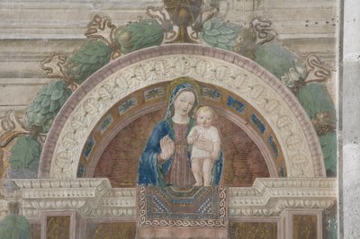 Madonna av mattan (Madonna av mattan) av Ambrogio da Fossano (c.1460 1523)