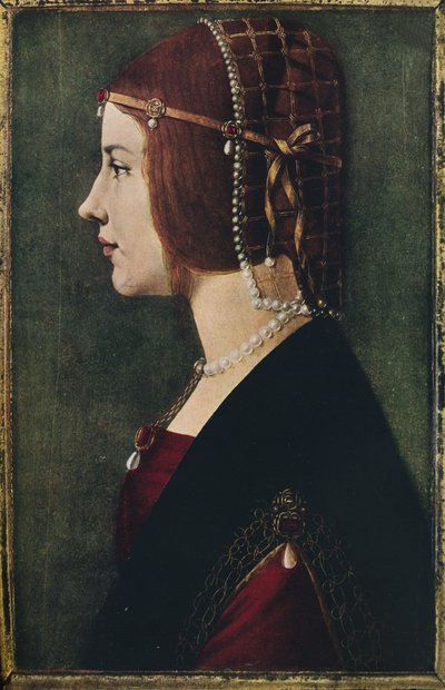 Porträtt av en ung flicka, c1490, 1936 av Ambrogio de Predis
