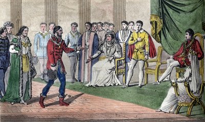 Karl IX (1550-74) får höra av riksdagen att hans bror Henri d