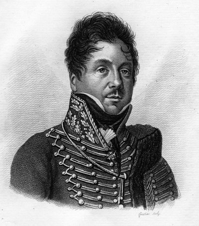 François FOURNIER SARLOVEZE (Sarlovese) 1774-1827- i "Porträtt av franska generaler efter fransmännens segrar och erövringar"". Graverad av Ambroise Tardieu 1818. Stella Collection. av Ambroise Tardieu