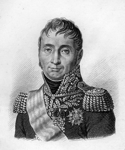 Jean Dominique COMPANS (1769-1845) - i "" Porträtt av de franska generalerna efter fransmännens segrar och erövringar". Graverad av Ambroise Tardieu 1818. Stella Collection. av Ambroise Tardieu