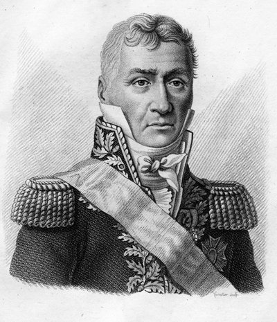 Louis Friant (1758-1829) - i "" Porträtt av de franska generalerna efter fransmännens segrar och erövringar"". Graverad av Ambroise Tardieu 1818. Stella Collection. av Ambroise Tardieu