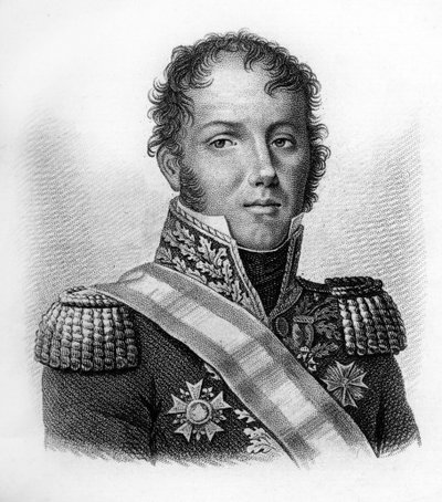 Porträtt av general Dominique Louis Antoine Klein 1759-1845.- i "Porträtt av franska generaler efter fransmännens segrar och strider"". Graverad av Ambroise Tardieu 1818. Stella Collection. av Ambroise Tardieu
