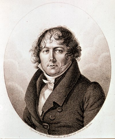 Porträtt av Jean-Baptiste Biot av Ambroise Tardieu