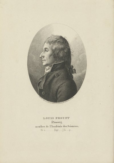 Porträtt av Joseph Louis Proust 1754-1826, ca. 1800. av Ambroise Tardieu