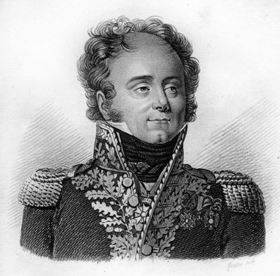 Sigismond, Frédéric BERCKHEIM - i "" Porträtt av de franska generalerna efter fransmännens segrar och erövringar"" Graverad av Ambroise Tardieu 1818. Stella Collection. av Ambroise Tardieu