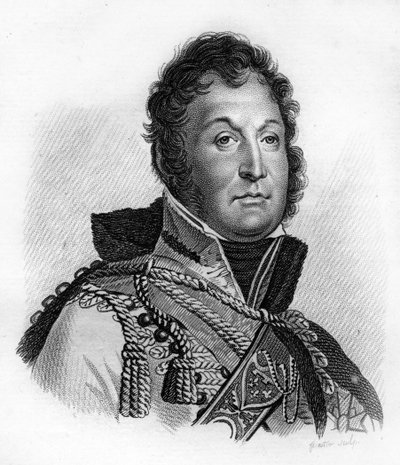 Hertigen av Orléans, som blev Louis Philippe I (1773-1850), kung av fransmännen, - i "Porträtt av franska generaler efter fransmännens segrar och erövringar"". Graverad av Ambroise Tardieu 1818. Stella Collection. av Ambroise Tardieu