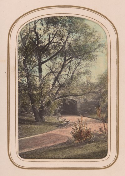 Carte-de-visite Album of Central Park Views, 1860-talet. av Ambrose Jackson