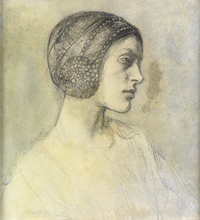 Anais, bär en begyn, c.1822 av Ambrose McEvoy