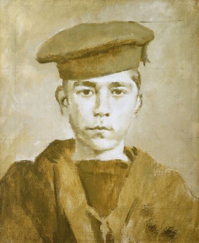 John Travers Cornwell, Pojke 1:a klass (1900-1916), 1900-tal (olja) av Ambrose McEvoy