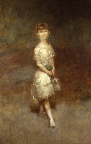 Studie av en ung flicka av Ambrose McEvoy