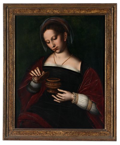 Maria Magdalena (olja på duk) av Ambrosius Benson