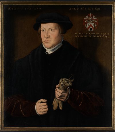 Porträtt av Otho Stochoven (olja på panel) av Ambrosius Benson