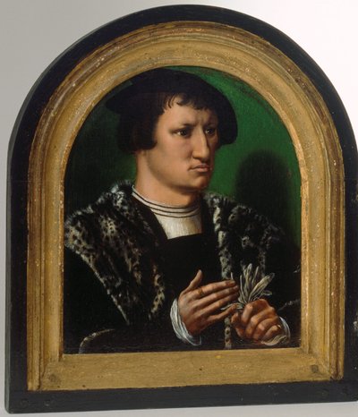 Porträtt av Cornelius Duplicius de Scheppere och hans fru Elizabeth Donche av Ambrosius Benson