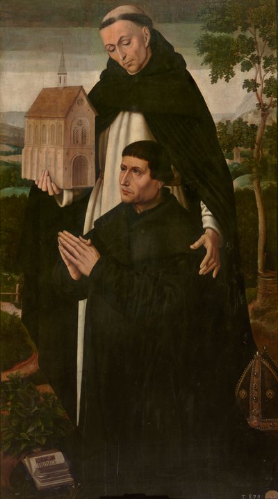 St Thomas och en donator av Ambrosius Benson