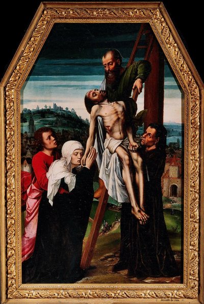 Nedstigningen från korset, 1528. av Ambrosius Benson