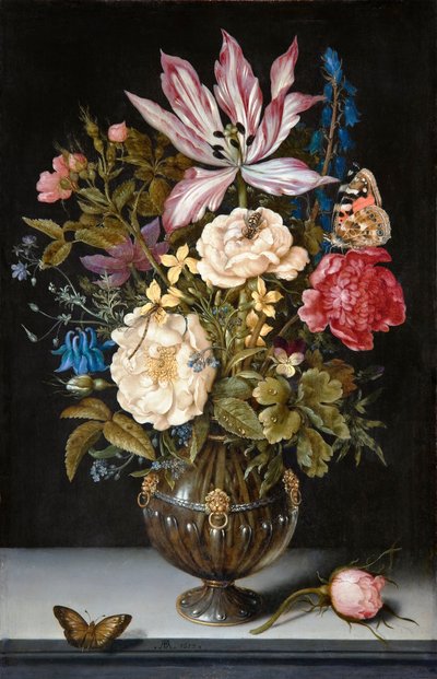 Stilleben med blommor av Ambrosius the Elder Bosschaert