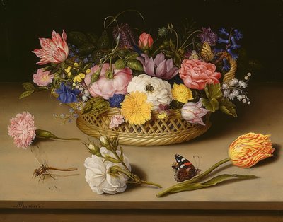 Stilleben med blommor. 1614 av Ambrosius the Elder Bosschaert