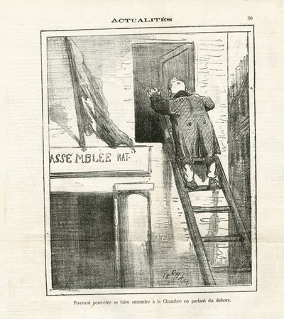 Illustration av Cham (1819-1879) i Le Charivari av Amédée de Noé