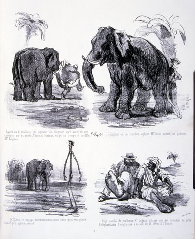 illustration för Konsten att göda och gå ner i vikt av Amédée de Noé