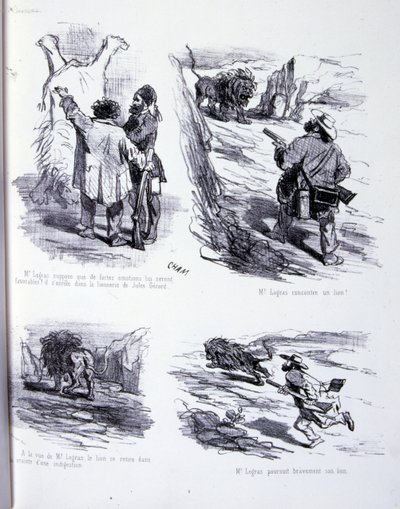 illustration för Konsten att göda och gå ner i vikt av Amédée de Noé