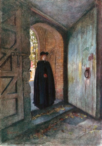 A Fair Parishioner, Nieuport (färglitografi) av Amedee (after) Forestier