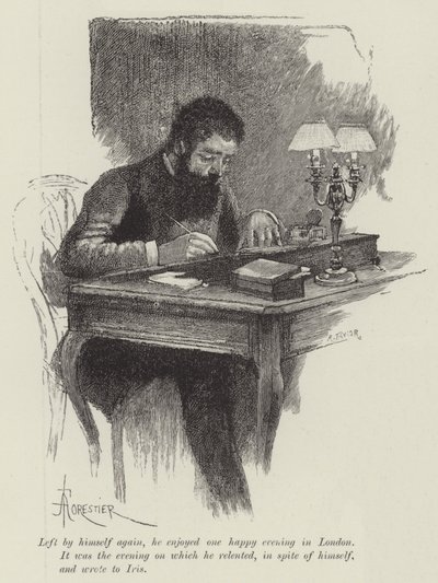 Blind Love, av Wilkie Collins av Amedee Forestier