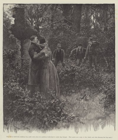 Blind Love, av Wilkie Collins av Amedee Forestier