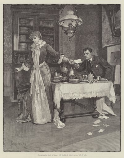 Blind Love, av Wilkie Collins av Amedee Forestier