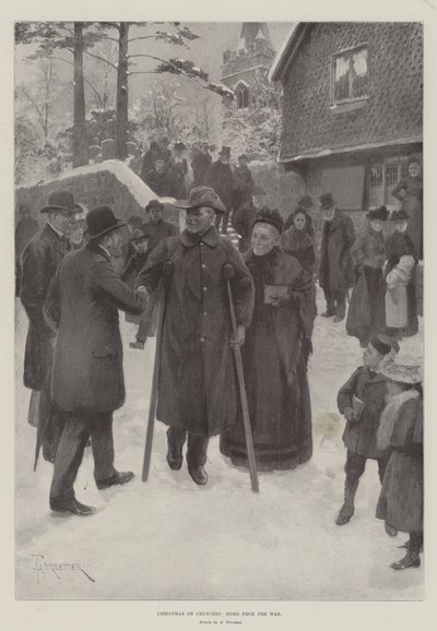 Jul på kryckor, hem från kriget av Amedee Forestier