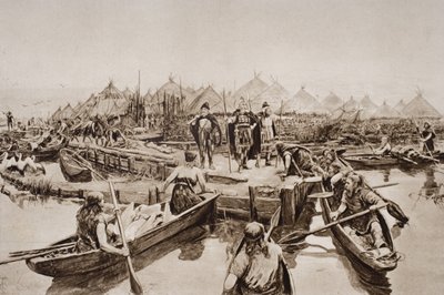 England för två tusen år sedan, illustration från H.G. Wells